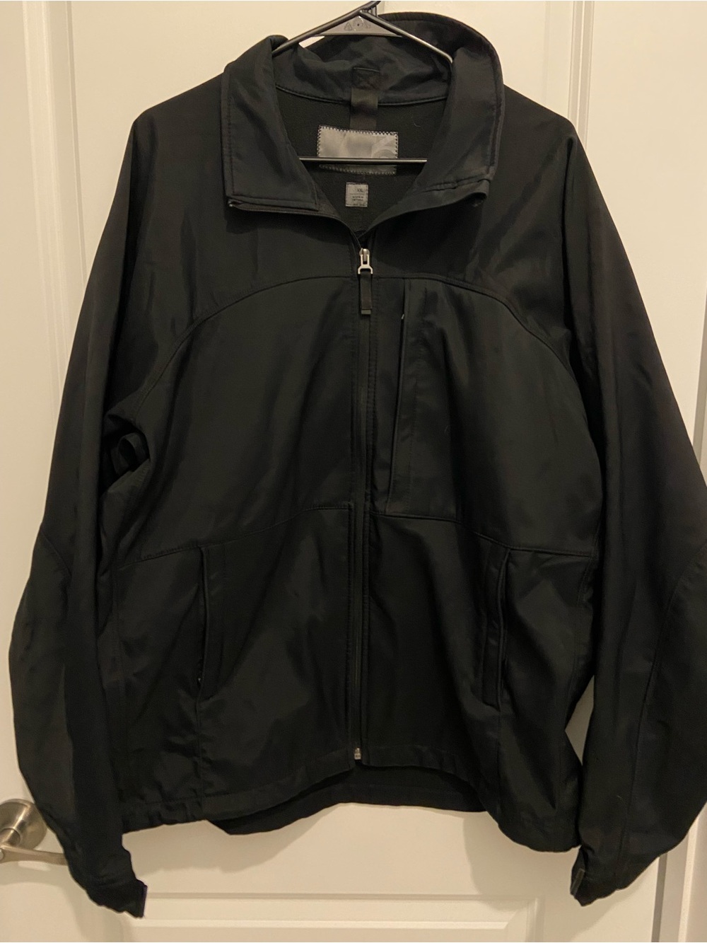 Old Navy Black Men's Zip-Up Windbreaker